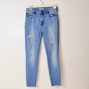 PacSun High Rise Jegging Jeans Women 27 Blue Distressed Skinny Denim